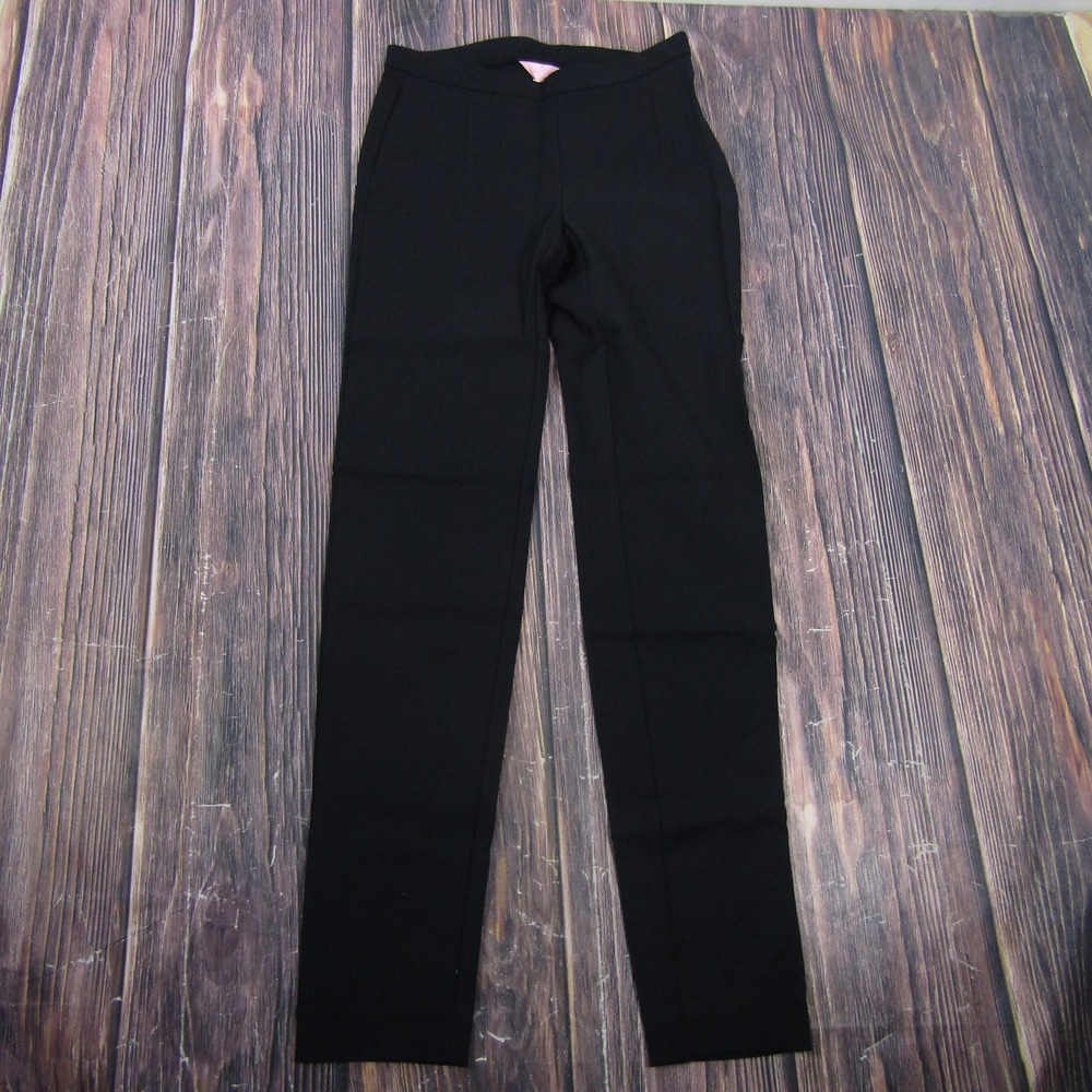 Lilly Pulitzer Pants Womens 0‎ Black Ponte Stretch Pull On Slim Dress Pants